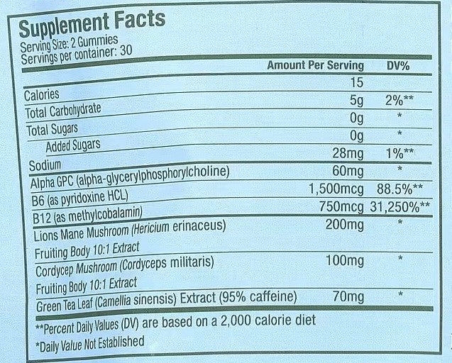 Mentiv Focus Gummies - Juicy Citrus