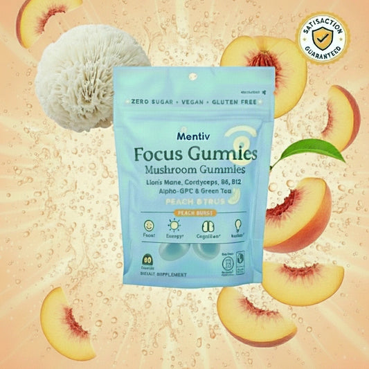 Focus Gummies- Peach Burst (Sold out)