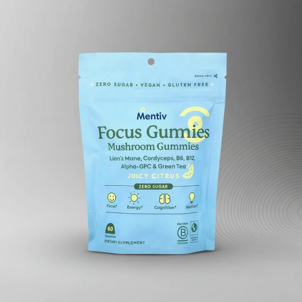 Mentiv Focus Gummies - Juicy Citrus