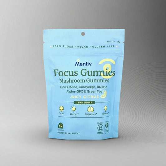 Mentiv Focus Gummies - Juicy Citrus